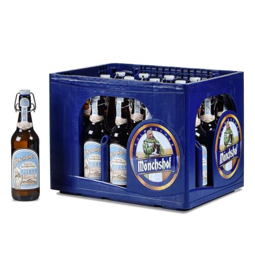 Mönchshof Hell / világos sör 4,9% - LÁDA